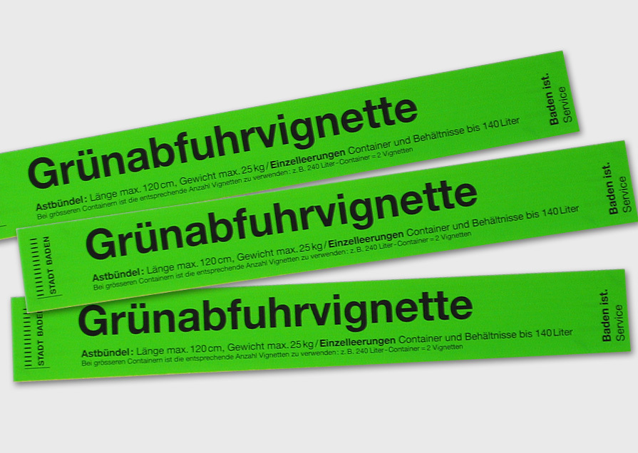 Grüngutvignette