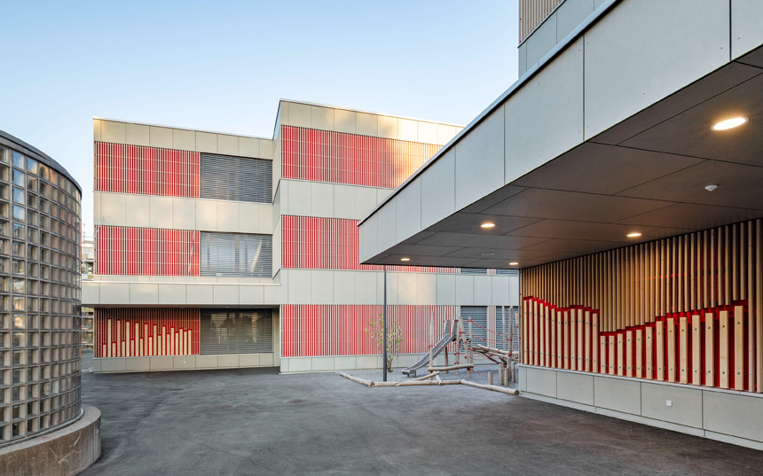 Schulanlage Rütihof - Primarschule und Kindergärten mit integrierten Tagesstrukturen